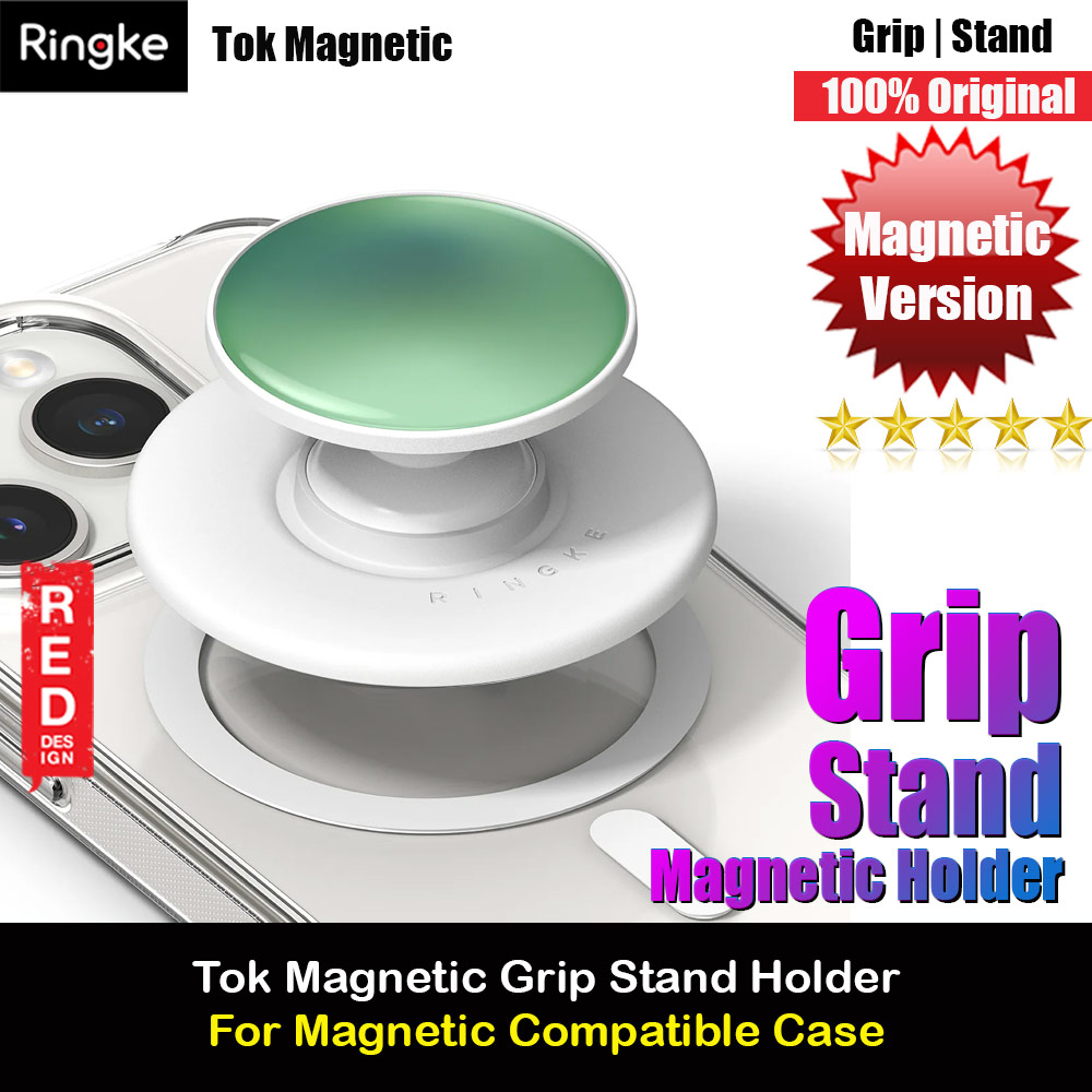Picture of Ringke Tok Magnetic Grip Stand Holder Popsocket similar Grip Holder (Glossy Forest) Red Design- Red Design Cases, Red Design Covers, iPad Cases and a wide selection of Red Design Accessories in Malaysia, Sabah, Sarawak and Singapore 