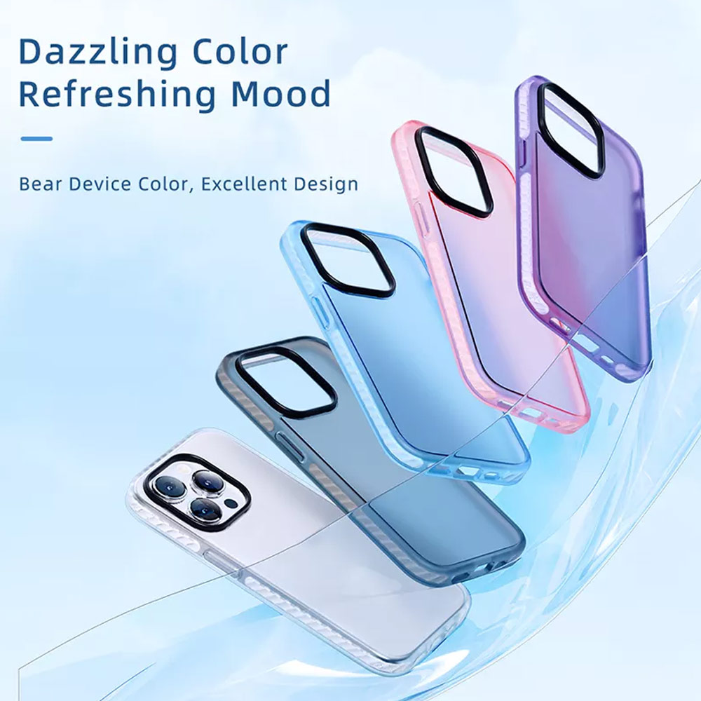Picture of Apple iPhone 14 Pro 6.1 Case | Rock Armor Shield Thin Matte Anti Finger Print Drop Protection Case For for iPhone 14 Pro 6.1 (Blue)