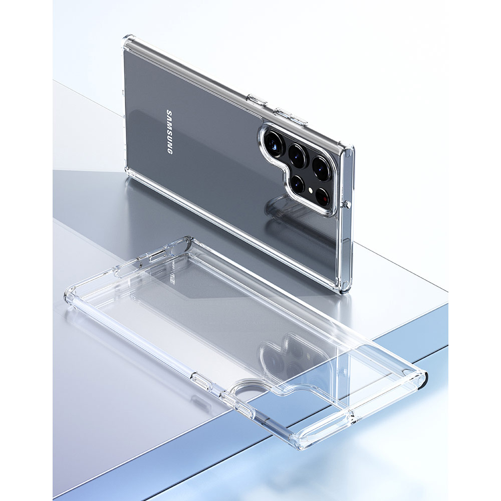 Picture of Samsung Galaxy S23 Plus Case | Rock Crystal Transparent Series Protection Case for Galaxy S23 Plus (Clear)