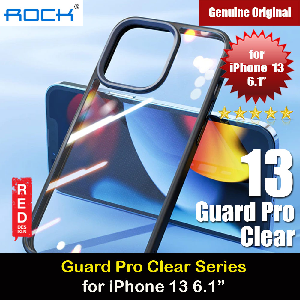 Picture of Rock Guard Pro Drop Protection Case for iPhone 13 6.1 (Clear Black) Apple iPhone 13 6.1- Apple iPhone 13 6.1 Cases, Apple iPhone 13 6.1 Covers, iPad Cases and a wide selection of Apple iPhone 13 6.1 Accessories in Malaysia, Sabah, Sarawak and Singapore 