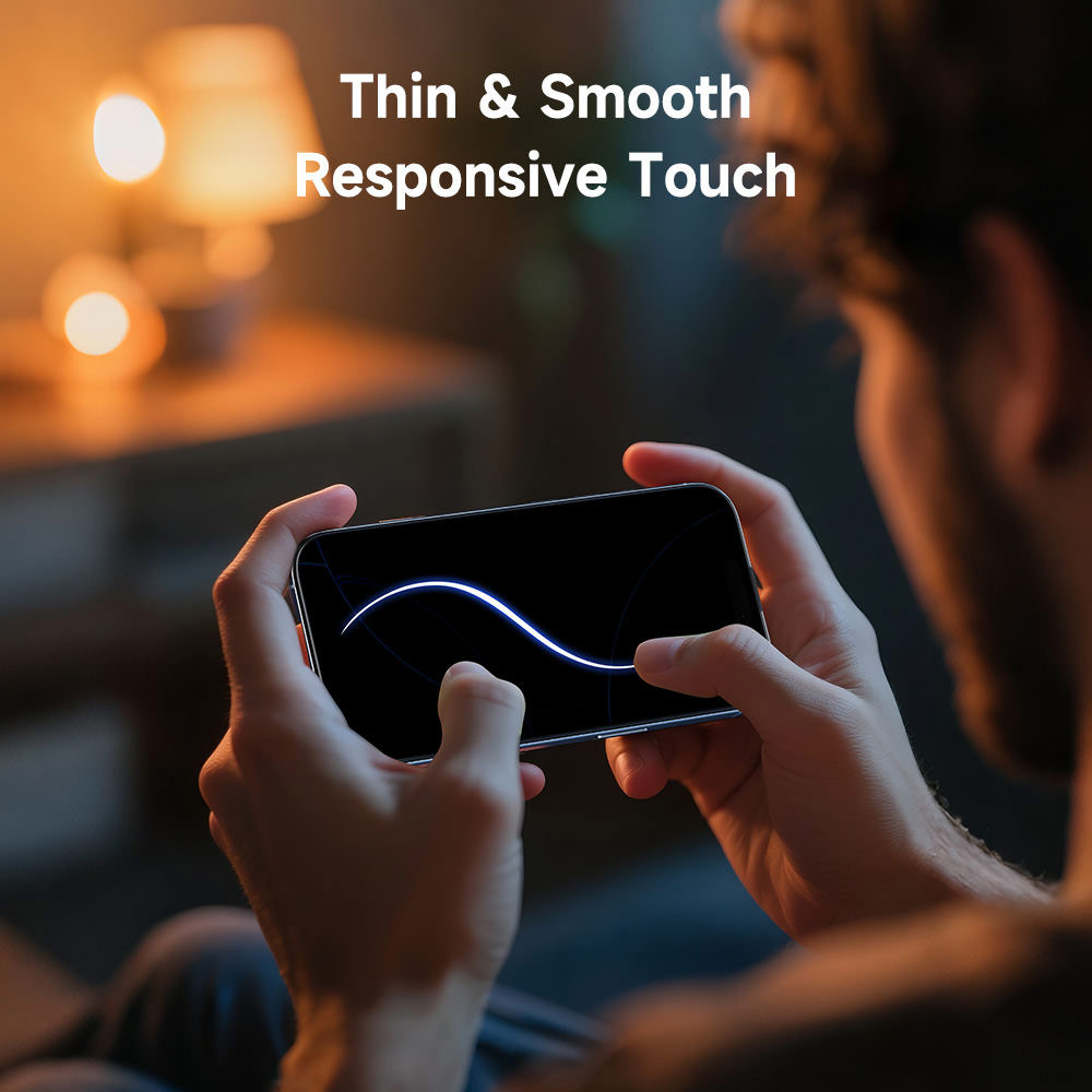 Picture of Apple iPhone 17 6.3  | Rock Clear HD Full Coverage Tempered Glass for iPhone 17 Pro 6.3 17 6.3 (Clear)