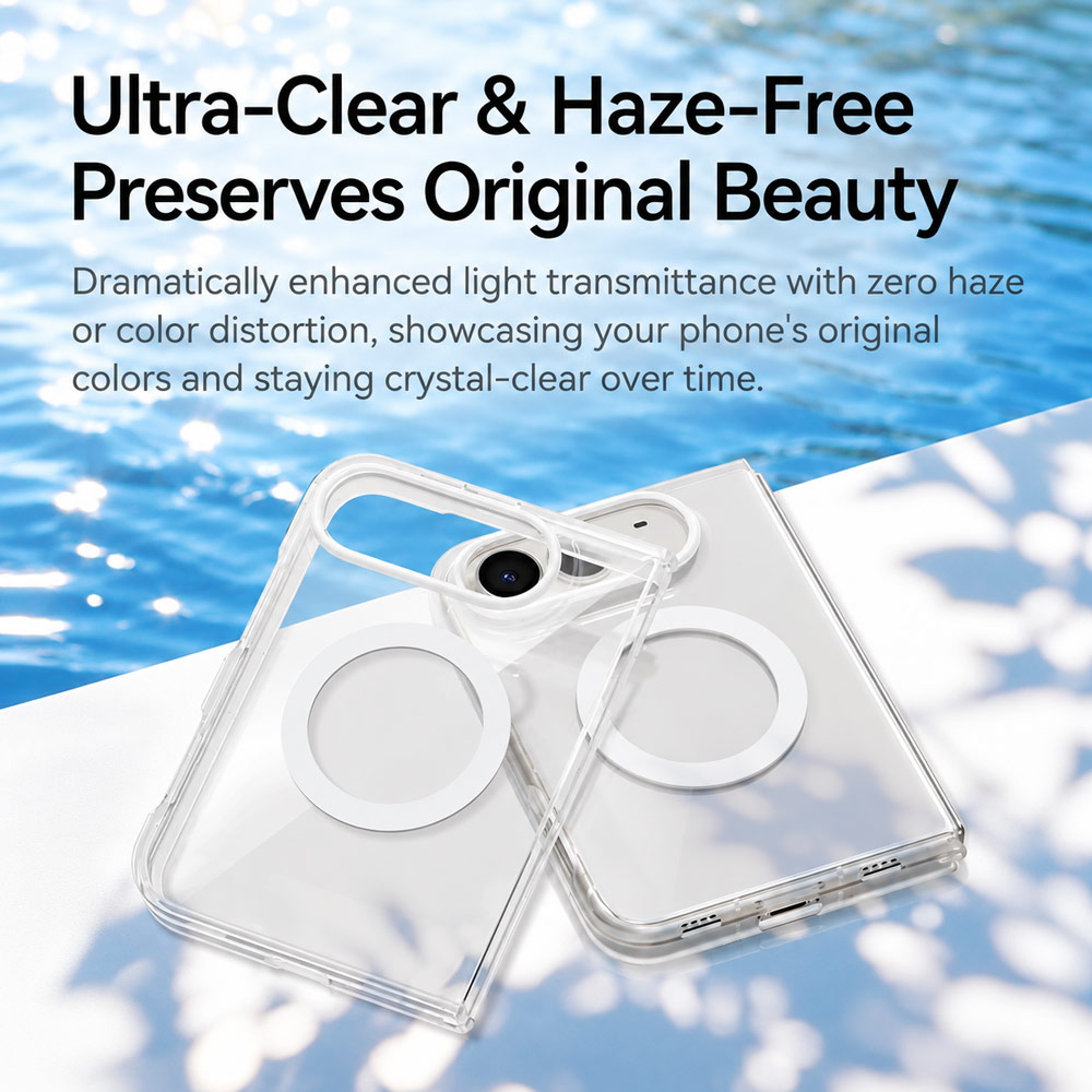 Picture of Apple iPhone Duo Case | ROCK Inshare Crystal Clear Magnetic Case for iPhone Duo - Clear