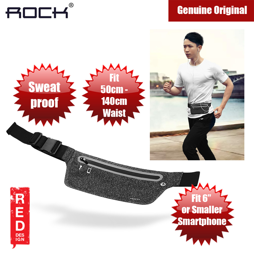 Picture of Rock Sports Waist Bag with Reflector Design for up to 6 inches Smartphone (Black) Red Design- Red Design Cases, Red Design Covers, iPad Cases and a wide selection of Red Design Accessories in Malaysia, Sabah, Sarawak and Singapore 