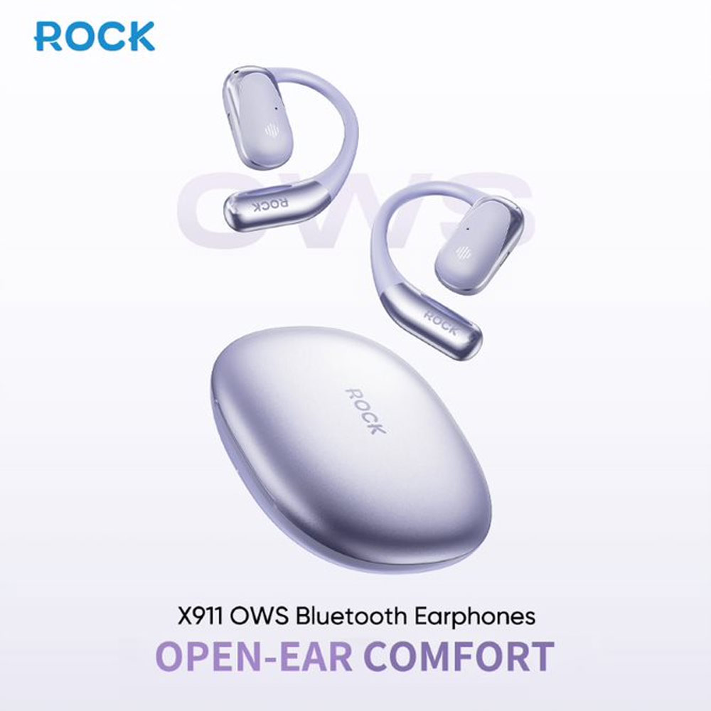 Picture of Rock X911 OWS Bluetooth Earphones Open Ear Comfort Hook Design Earphone Music Call Noise Cancellation (Green Shin Chan)