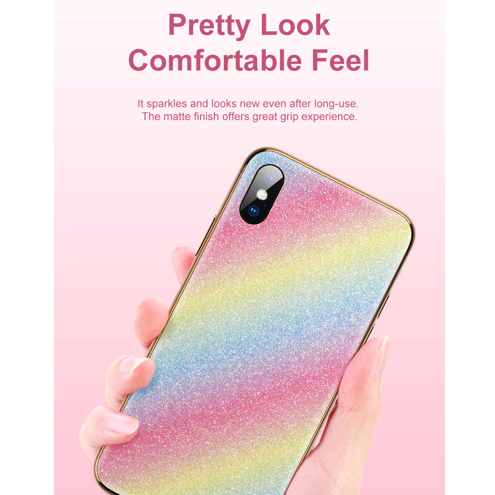 Picture of Apple iPhone 11 6.1  | Rock Space Custom Made for All Phone Model Bling Bling Series Back Film Protector Sticker for Any Phone Model (Silver)