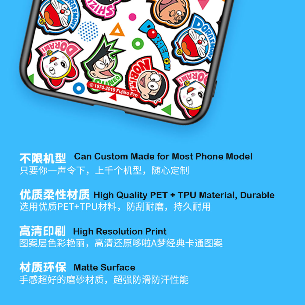 Picture of Apple iPhone 11 6.1  | Rock Space Custom Made for All Phone Model Doraemon Series Back Film Protector Sticker for Any Phone Model (Doraemon 006)