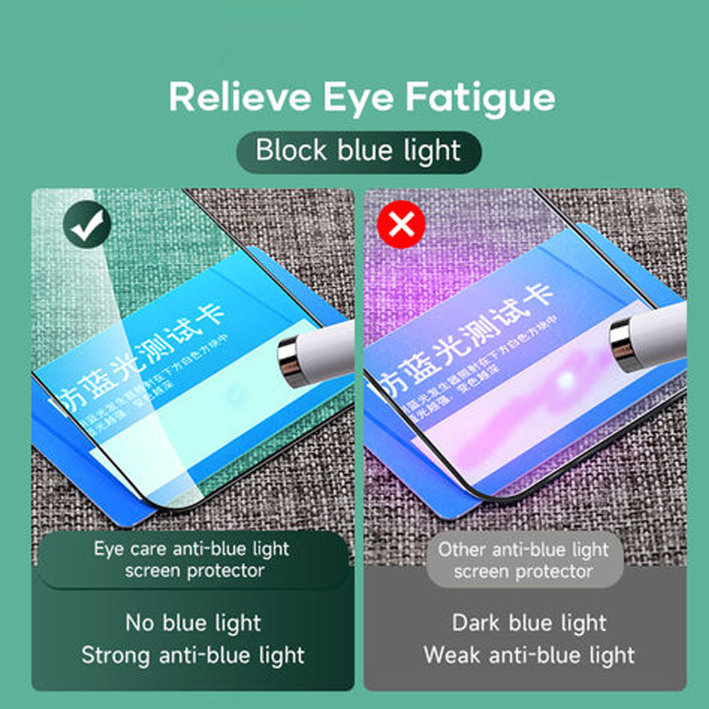 Picture of Apple iPhone 14 Pro Max 6.7  | Rock Space HD Full Coverage Tempered Glass with Dust Filter with Easy Installation Helper Tools for iPhone 14 Pro Max 6.7 (Anti Blue Light)