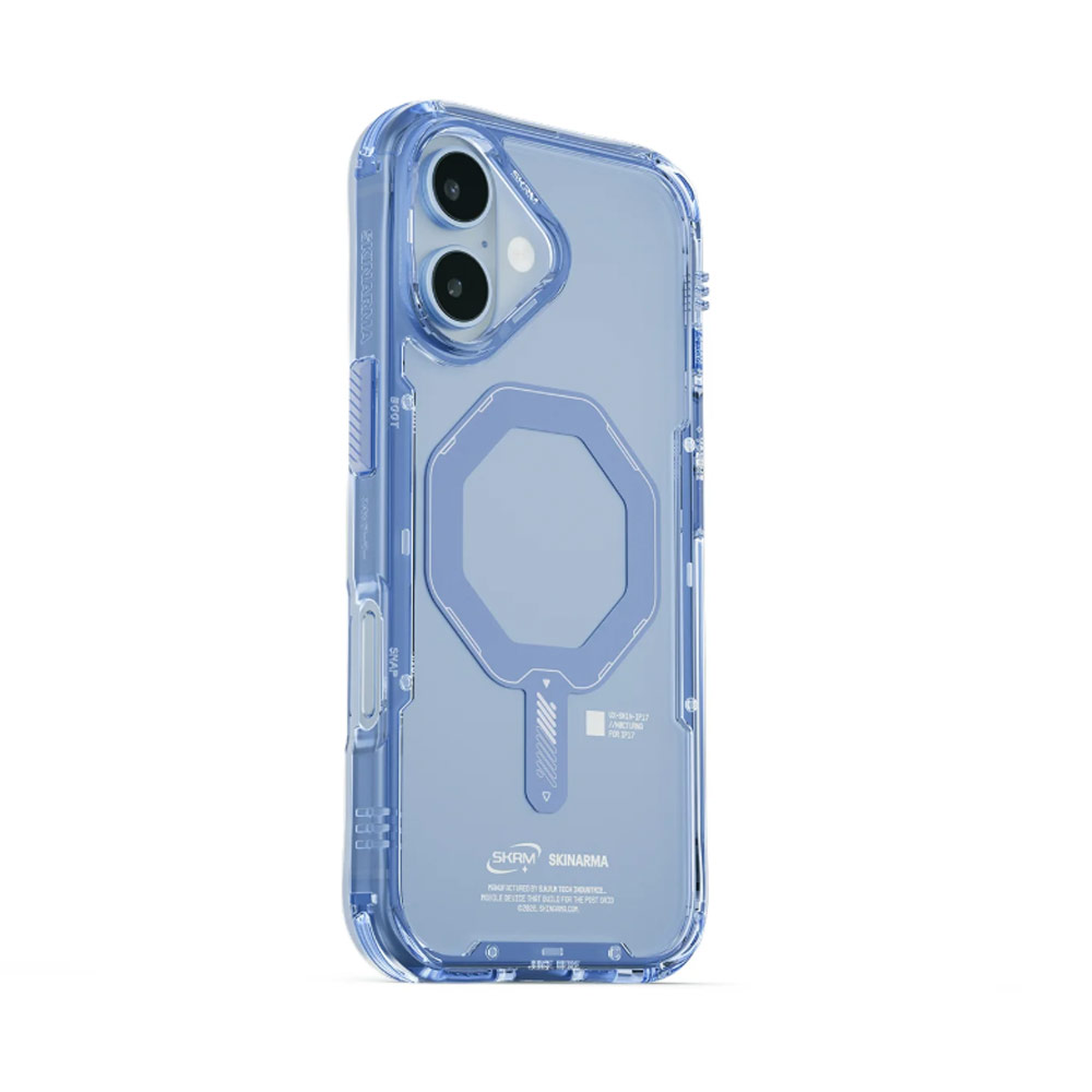 Picture of Apple iPhone 17 6.3 Case | Skinarma Saido Magcharge Drop Protection Case for iPhone 17 6.3 (Sky Blue)
