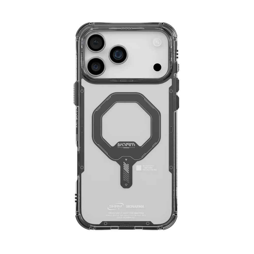 Picture of Apple iPhone 17 Pro 6.3 Case | Skinarma Saido Magcharge Drop Protection Case for iPhone 17 Pro 6.3 (Graphite)