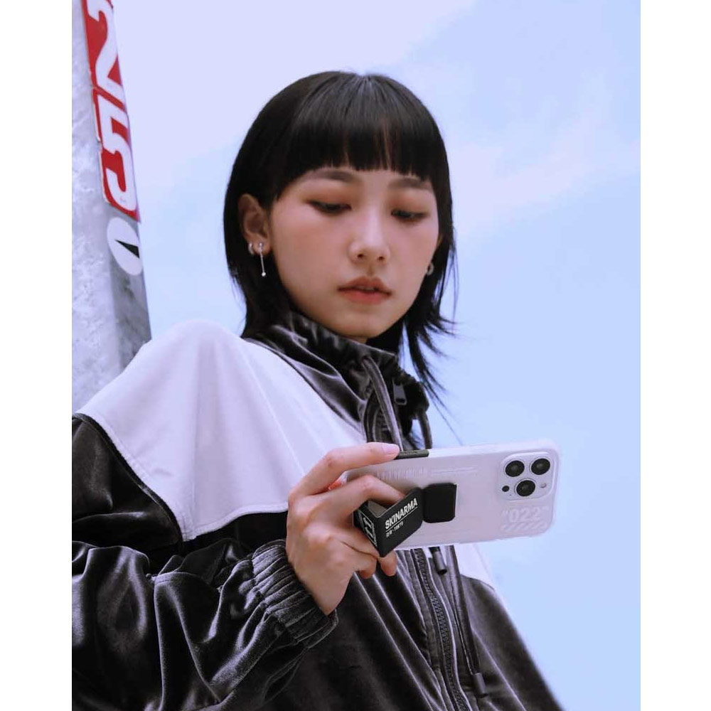 Picture of Apple iPhone 14 6.1 Case | Skinarma Taihi Sora 4 Corners Drop Protection Grip Stand Case for iPhone 14 6.1 (Blue)