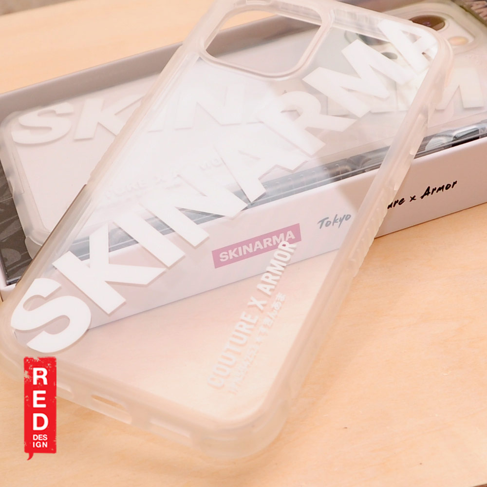 Picture of Apple iPhone 12 Pro Max 6.7 Case | Skinarma Keisha Series Four Corner Drop Protection Case for iPhone 12 Pro Max 6.7 (Transparent White)