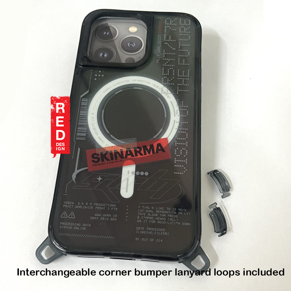 Picture of Apple iPhone 15 Pro Max 6.7 Case | Skinarma Orion Magsafe Compatible Drop Protection Case for iPhone 15 Pro Max 6.7 (Black)