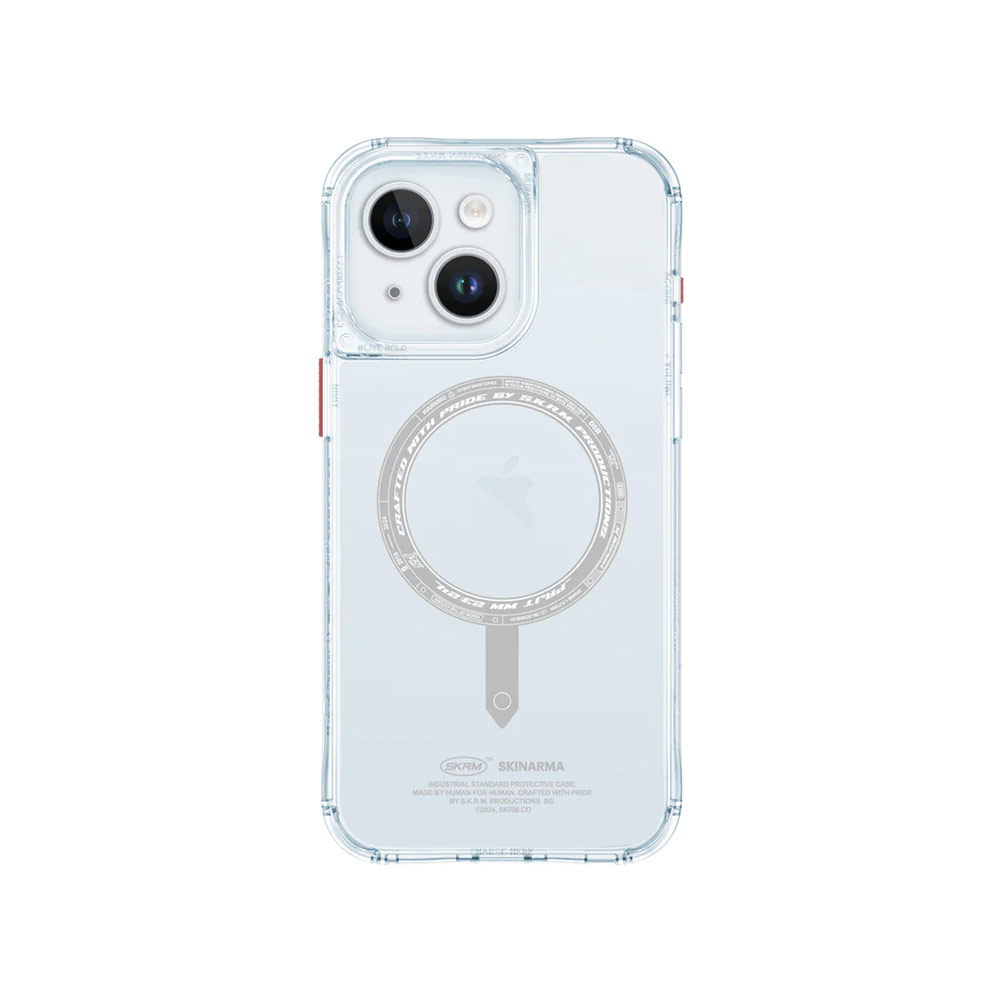 Picture of Apple iPhone 15 6.1 Case | Skinarma Saido Magsafe Series Drop Protection Case for iPhone 15 6.1 (Clear)