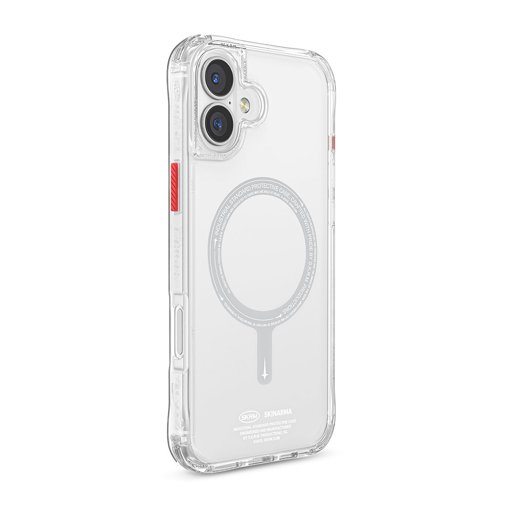 Picture of Apple iPhone 16 6.1 Case | Skinarma Saido Magsafe Series Drop Protection Case for iPhone 16 6.1 (Clear)