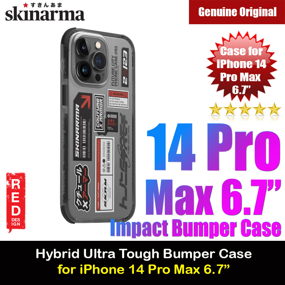 Picture of Skinarma Taito Hybrid Waveline Impact Bumper with Enhanced 4 Corners Drop Protection Case for iPhone 14 Pro Max 6.7 (Smoke) Apple iPhone 14 Pro Max 6.7- Apple iPhone 14 Pro Max 6.7 Cases, Apple iPhone 14 Pro Max 6.7 Covers, iPad Cases and a wide selection of Apple iPhone 14 Pro Max 6.7 Accessories in Malaysia, Sabah, Sarawak and Singapore 