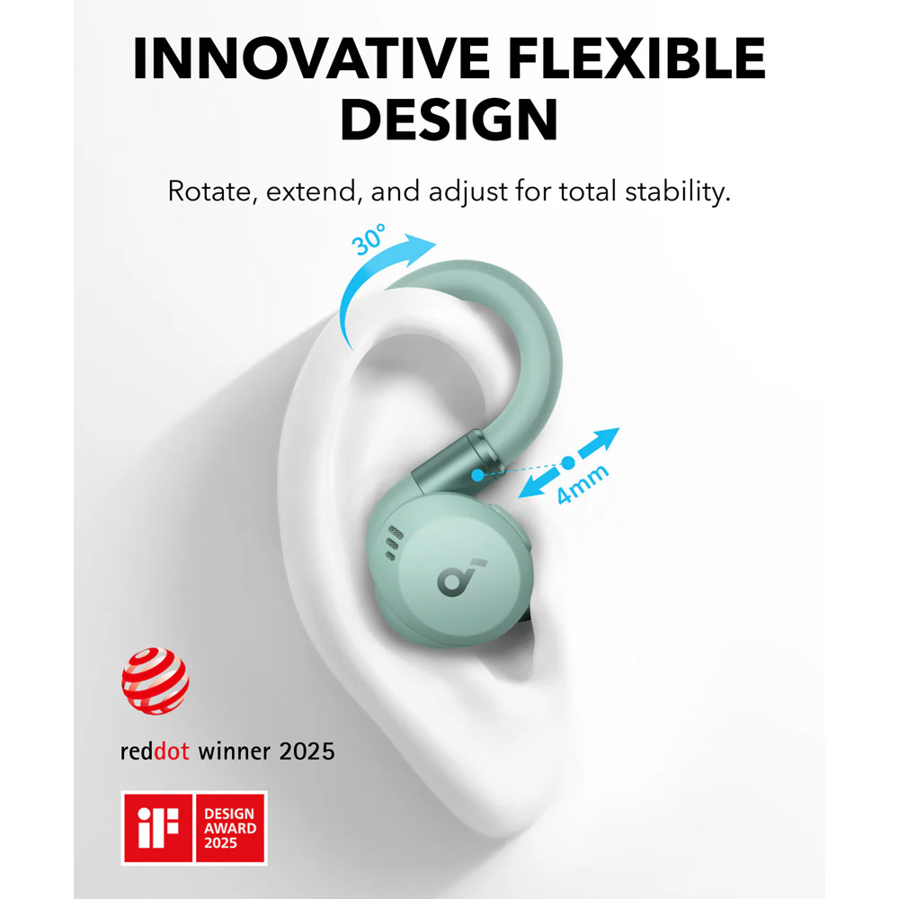 Picture of Soundcore by Anker Sport X20 Comfortable In-Ear Sport Earbuds with Hook Super Bass Strong Noice Cancellation Long Hour (Green)