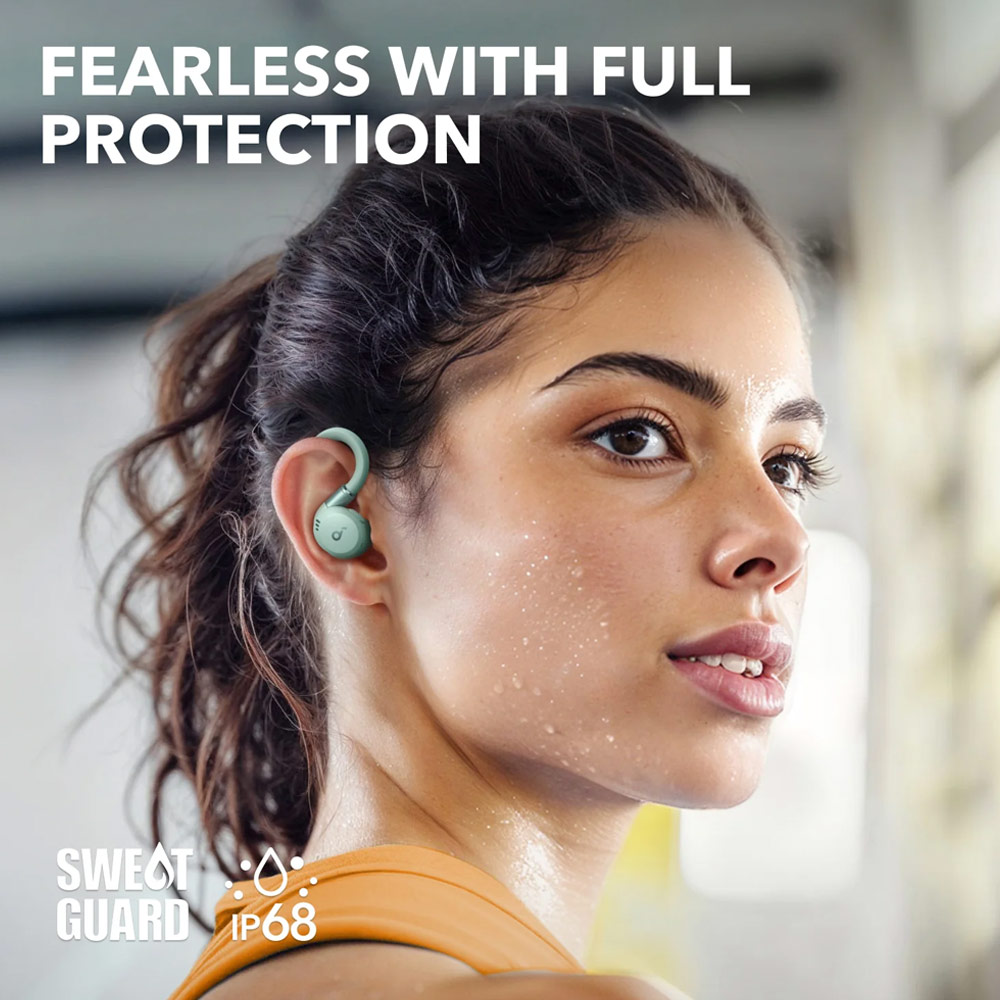 Picture of Soundcore by Anker Sport X20 Comfortable In-Ear Sport Earbuds with Hook Super Bass Strong Noice Cancellation Long Hour (Green)