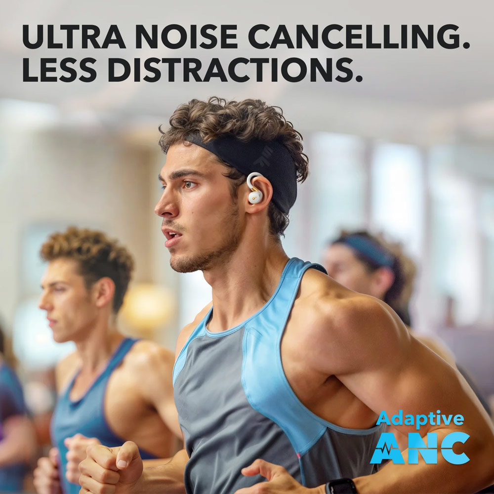 Picture of Soundcore by Anker Sport X20 Comfortable In-Ear Sport Earbuds with Hook Super Bass Strong Noice Cancellation Long Hour (White)