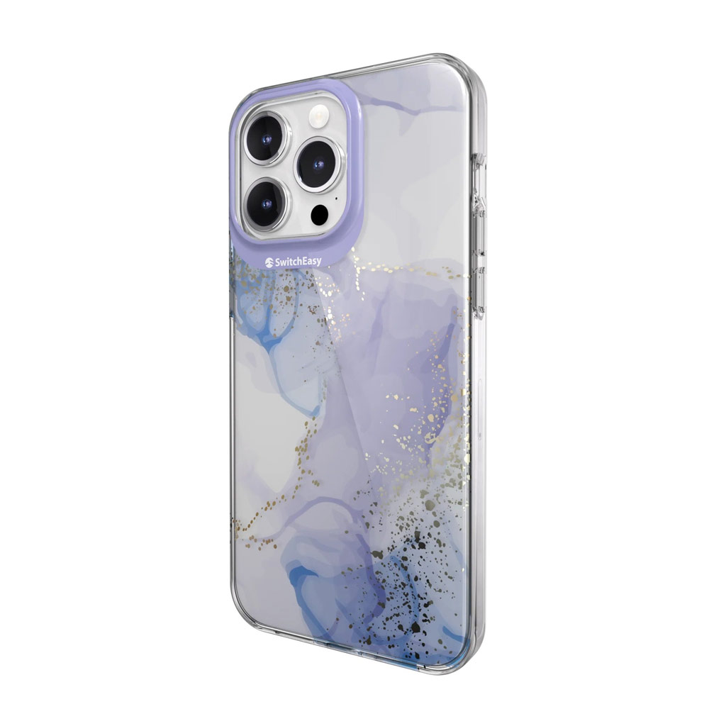 Picture of Apple iPhone 15 Pro Max 6.7 Case | Switcheasy Artist Double In Mold Decoration Fashionable Case for Apple iPhone 15 Pro Max 6.7 (Veil)