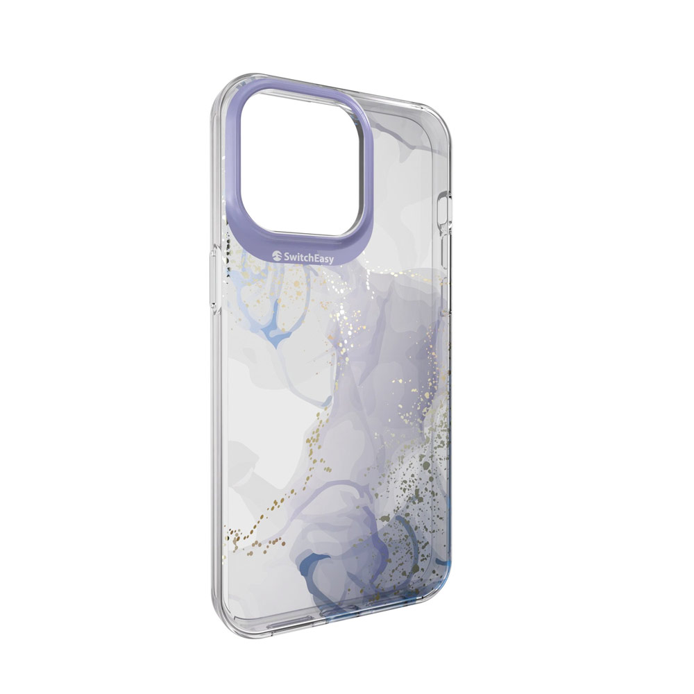 Picture of Apple iPhone 15 Pro Max 6.7 Case | Switcheasy Artist Double In Mold Decoration Fashionable Case for Apple iPhone 15 Pro Max 6.7 (Veil)