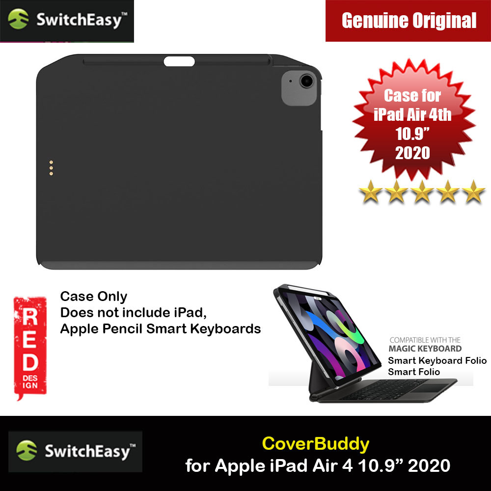 Picture of Switcheasy Coverbuddy Back Cover Case Compatible with Magic Keyboard Smart Keybord Folio Smart Folio for Apple iPad Air 4 10.9 2020 Pro iPad Air 4th Gen 2020 (Black) Apple iPad Air 10.9 2020- Apple iPad Air 10.9 2020 Cases, Apple iPad Air 10.9 2020 Covers, iPad Cases and a wide selection of Apple iPad Air 10.9 2020 Accessories in Malaysia, Sabah, Sarawak and Singapore 