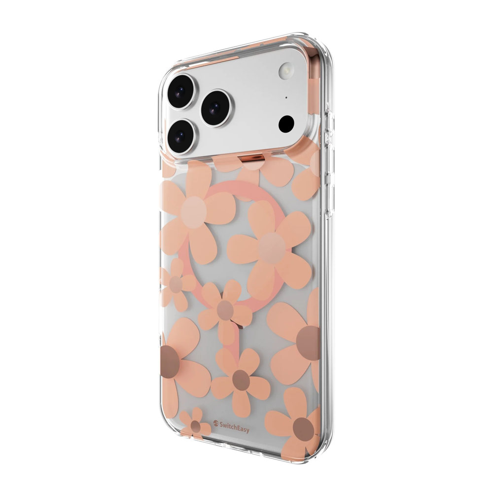 Picture of Apple iPhone 17 Pro Max 6.9 Case | Switcheasy FleurM M 3D Flower Fashionable Magsafe Compatible Case for iPhone 17 Pro Max 6.9 (Pink)