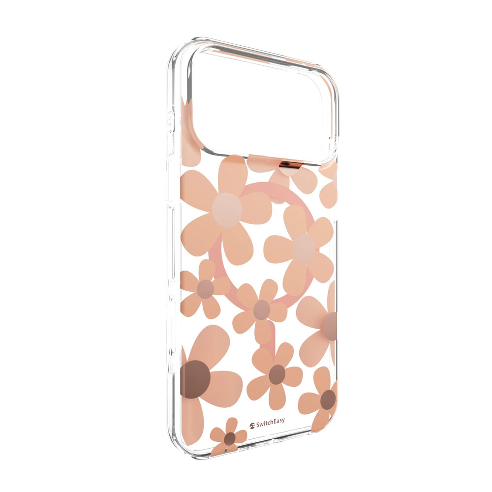 Picture of Apple iPhone 17 Pro Max 6.9 Case | Switcheasy FleurM M 3D Flower Fashionable Magsafe Compatible Case for iPhone 17 Pro Max 6.9 (Pink)