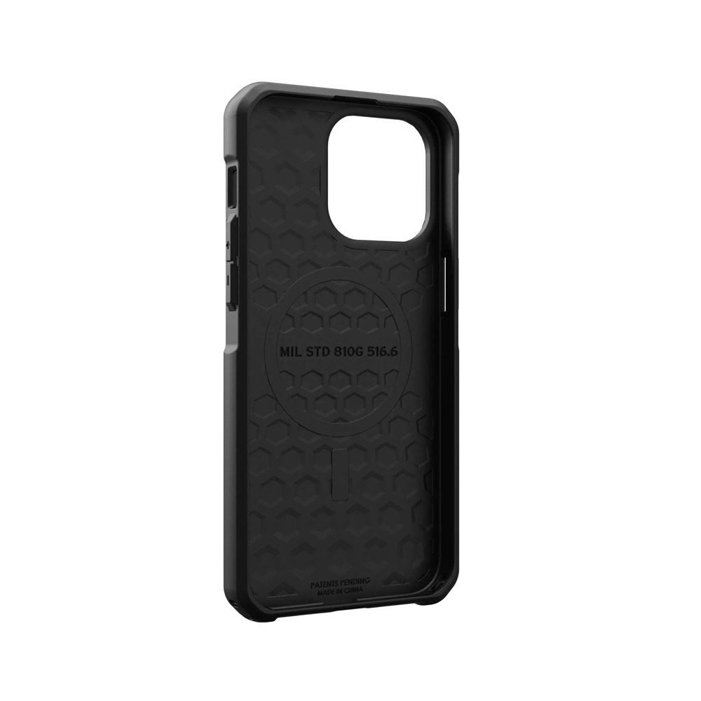 Picture of Apple iPhone 15 Pro Max 6.7 Case | UAG Metropolis LT Magsafe Drop Proof Shock Absorbing Drop Protection Case for iPhone 15 Pro Max 6.7 (Kevlar Black)
