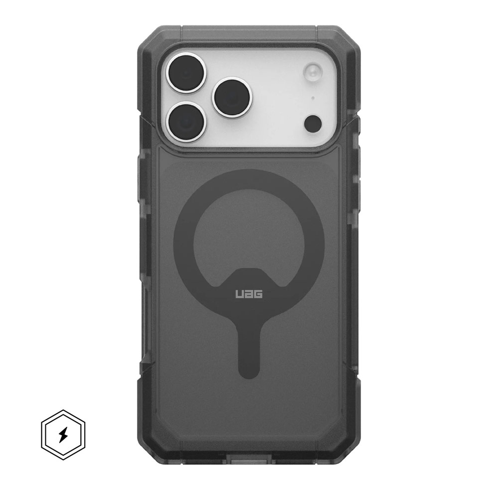 Picture of Apple iPhone 17 Pro Max 6.9 Case | UAG Trooper Magsafe Drop Proof Shock Absorbing Drop Protection Case for iPhone 17 Pro Max 6.9 (Ash)