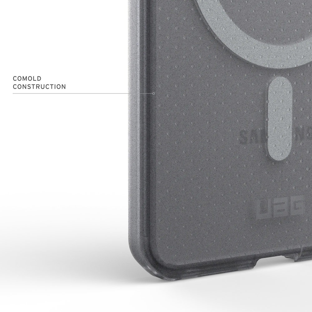 Picture of Samsung Galaxy S25 Edge Case | UAG Dot Series Lightweight PC and TPU Protection Magnetic Case for Galaxy S25 Edge (Ash)