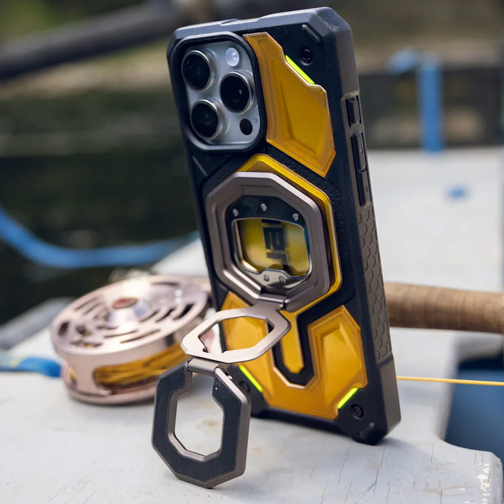 Picture of UAG Monarch Mag2 Dual Magnetic Ring Stand Holder Phone Grip and Kickstand Stand (Gunmetal)