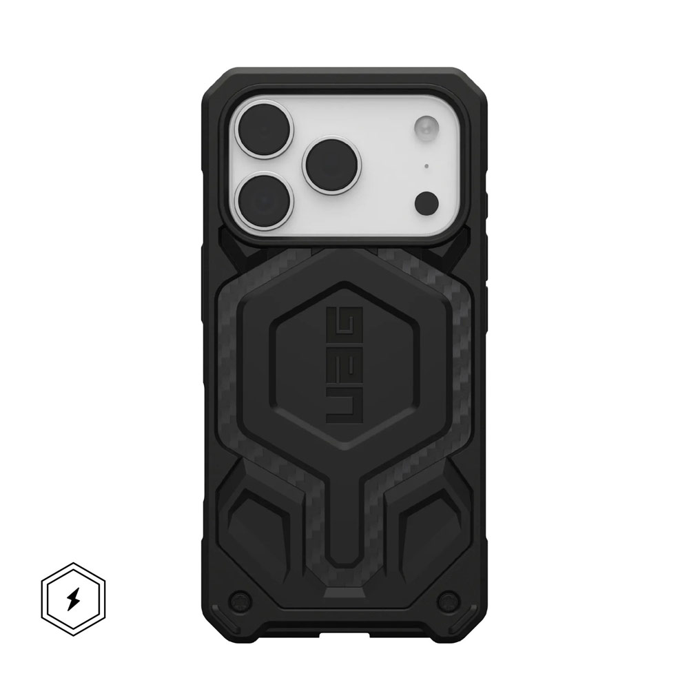 Picture of Apple iPhone 17 Pro Max 6.9 Case | UAG Monarch Pro Magsafe Compatible Drop Proof Case for iPhone 17 Pro Max 6.9 (Carbon Fiber)