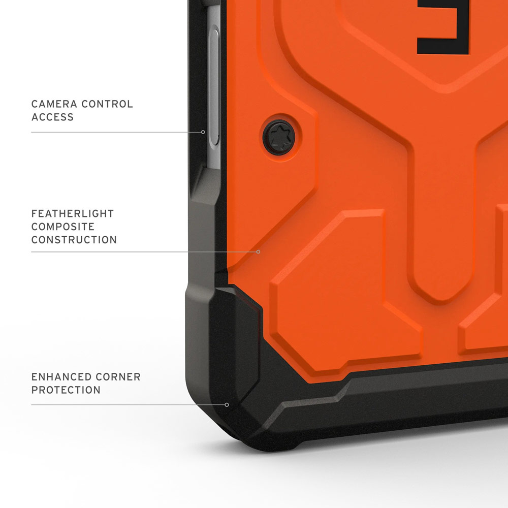 Picture of Apple iPhone 17 Pro Max 6.9 Case | UAG Pathfinder Magsafe Compatible Drop Proof Case for iPhone 17 Pro Max 6.9 (Orange)