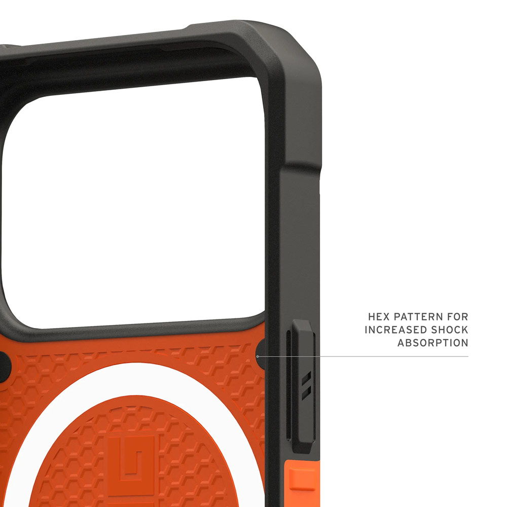 Picture of Apple iPhone 17 Pro Max 6.9 Case | UAG Pathfinder Magsafe Compatible Drop Proof Case for iPhone 17 Pro Max 6.9 (Orange)