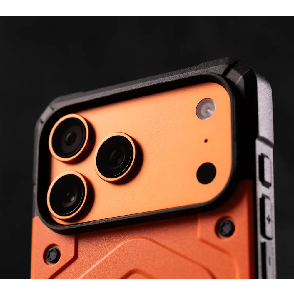 Picture of Apple iPhone 17 Pro Max 6.9 Case | UAG Pathfinder Magsafe Compatible Drop Proof Case for iPhone 17 Pro Max 6.9 (Orange)