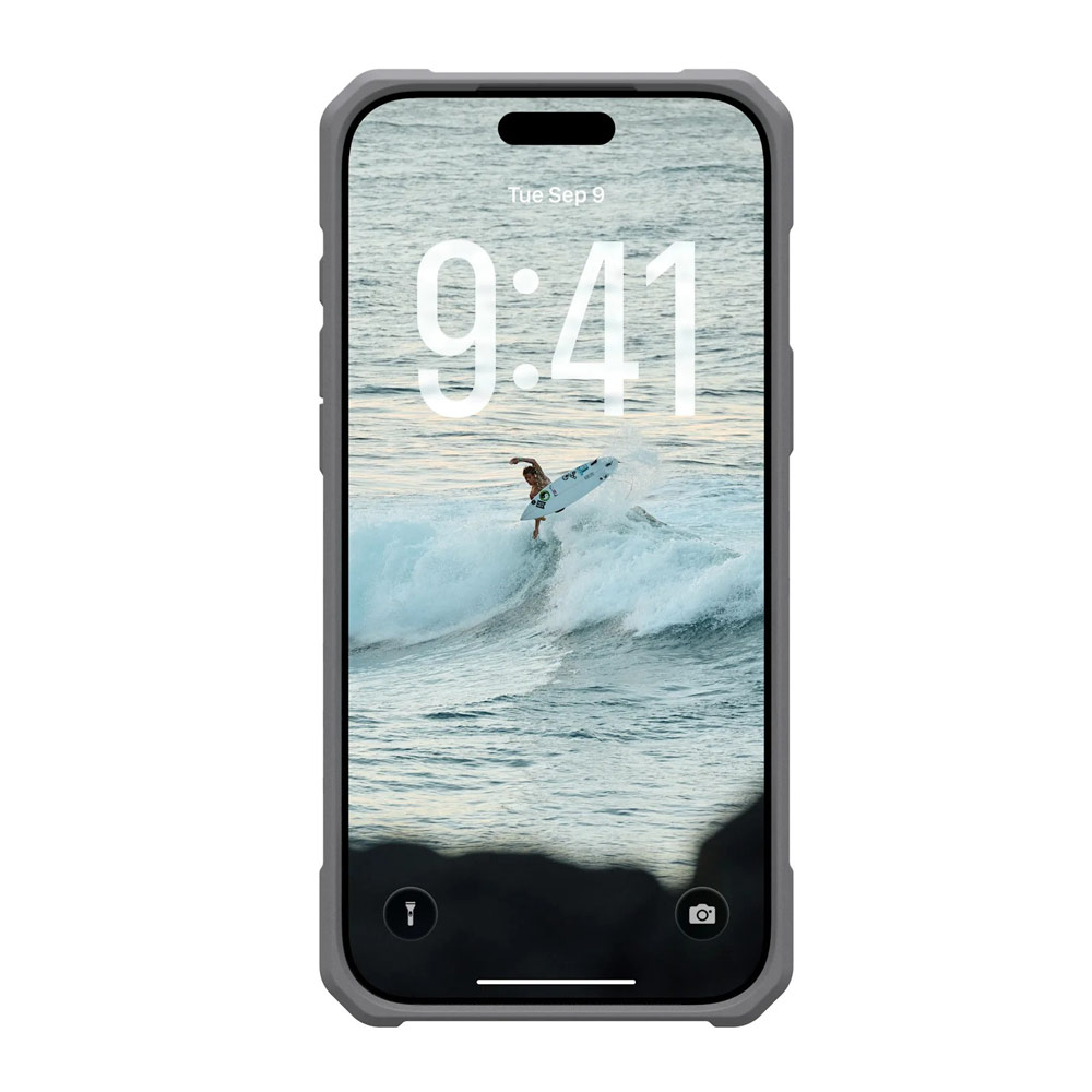 Picture of Apple iPhone 17 Pro Max 6.9 Case | UAG Pathfinder Magsafe Compatible Drop Proof Clear Case for iPhone 17 Pro Max 6.9 (Active Neon Glow)