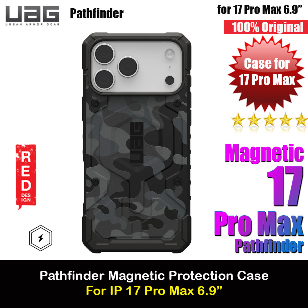 Picture of UAG Pathfinder SE Magsafe Compatible Drop Proof Case for iPhone 17 Pro Max 6.9 (Midnight Camo) Apple iPhone 17 Pro Max 6.9- Apple iPhone 17 Pro Max 6.9 Cases, Apple iPhone 17 Pro Max 6.9 Covers, iPad Cases and a wide selection of Apple iPhone 17 Pro Max 6.9 Accessories in Malaysia, Sabah, Sarawak and Singapore 