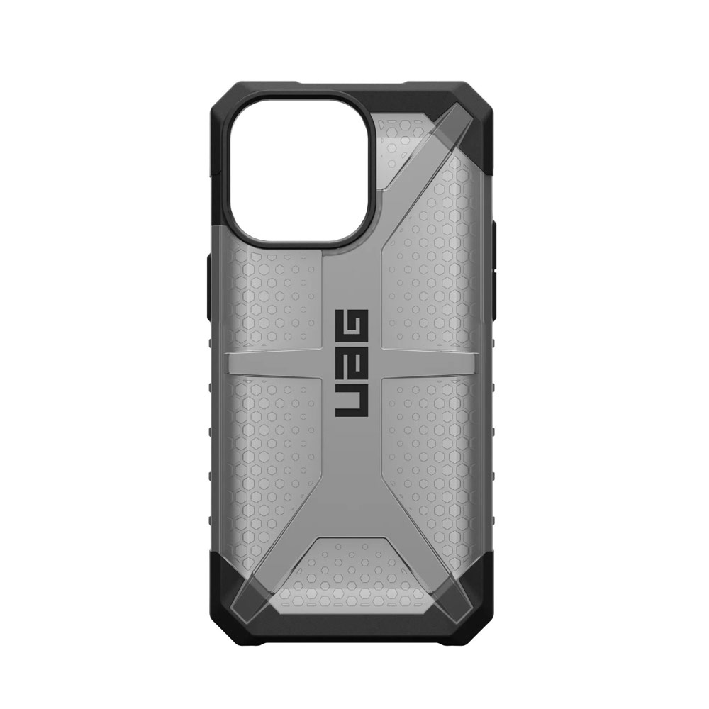 Picture of Apple iPhone 15 Pro 6.1 Case | UAG Plasma Drop Proof Shock Impact Resistant Transparent Clear Case for iPhone 15 Pro 6.1 (Ash)