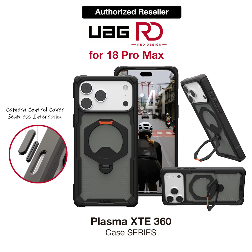 Picture of UAG Plasma XTE360 Cap Magsafe Protection Case for iPhone 18 Pro Max - Black/Orange Apple iPhone 18 Pro Max- Apple iPhone 18 Pro Max Cases, Apple iPhone 18 Pro Max Covers, iPad Cases and a wide selection of Apple iPhone 18 Pro Max Accessories in Malaysia, Sabah, Sarawak and Singapore 