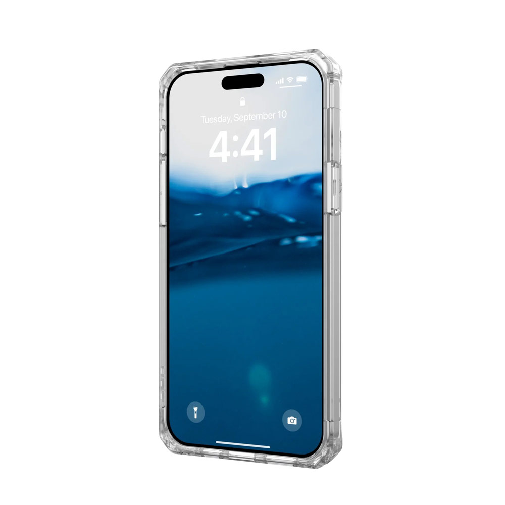 Picture of Apple iPhone 15 Plus 6.7 Case | UAG Plyo Drop Proof Shock Impact Resistant Transparent Clear Case for iPhone 15 Plus 6.7 (Ice)