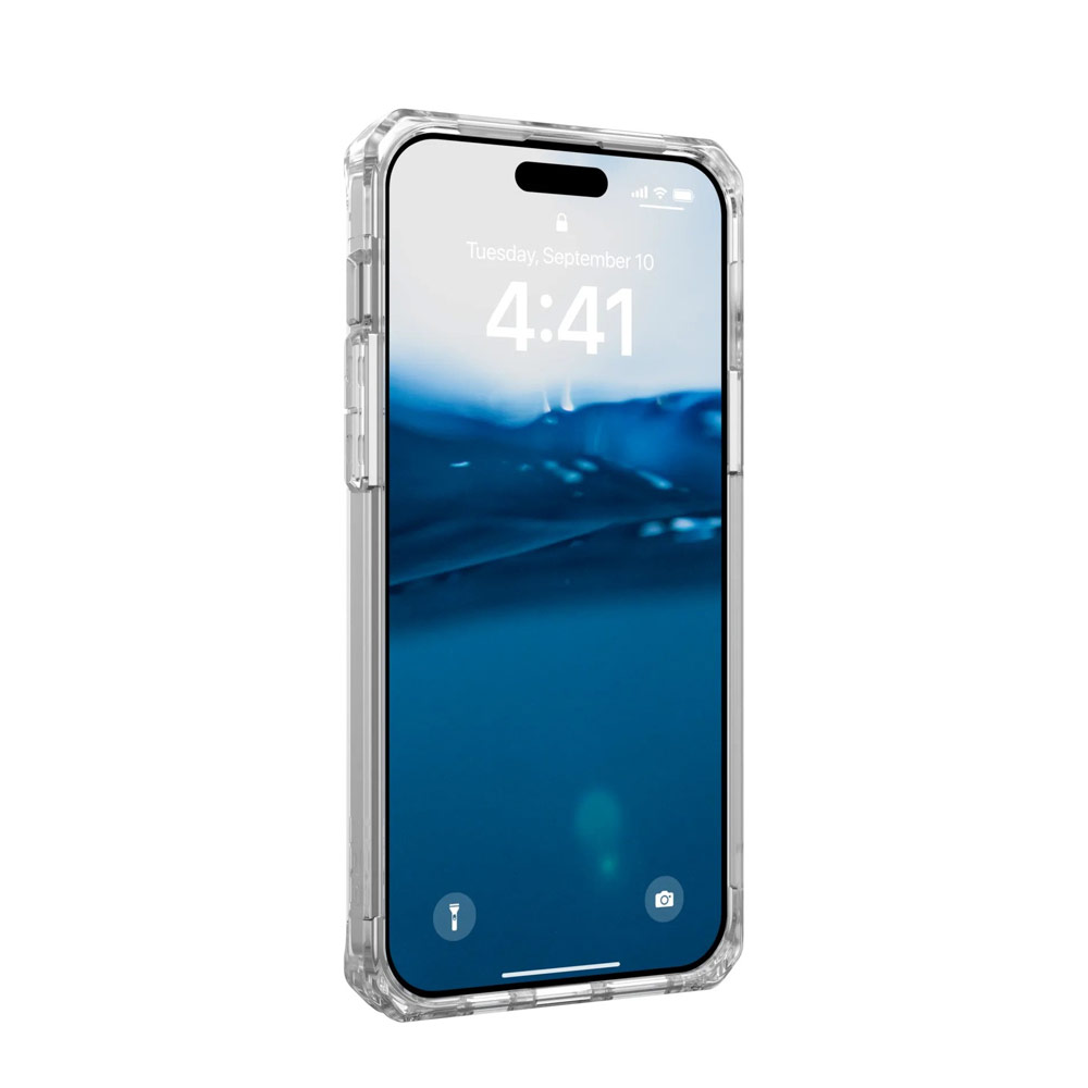 Picture of Apple iPhone 15 Plus 6.7 Case | UAG Plyo Drop Proof Shock Impact Resistant Transparent Clear Case for iPhone 15 Plus 6.7 (Ice)