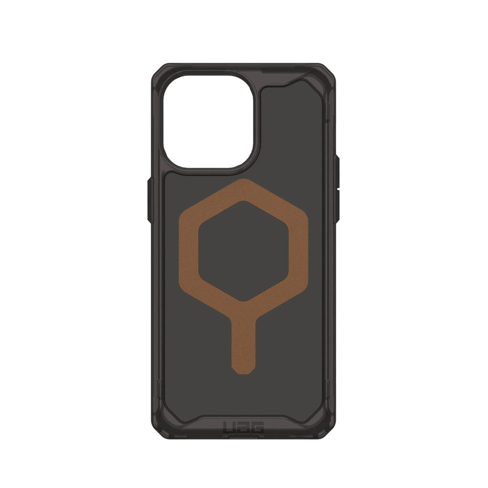Picture of Apple iPhone 15 Pro 6.1 Case | UAG Plyo Magsafe Compatible Drop Proof Shock Impact Resistant Transparent Clear Case for iPhone 15 Pro 6.1 (Black Bronze)
