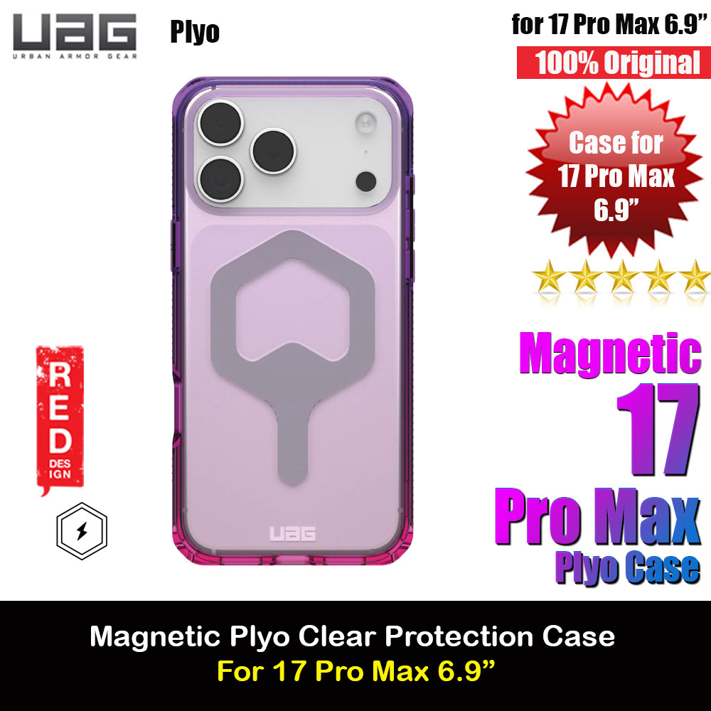 Picture of UAG Plyo Magsafe Compatible Drop Proof Clear Case for iPhone 17 Pro Max 6.9 (Purple Pink Ombre) Apple iPhone 17 Pro Max 6.9- Apple iPhone 17 Pro Max 6.9 Cases, Apple iPhone 17 Pro Max 6.9 Covers, iPad Cases and a wide selection of Apple iPhone 17 Pro Max 6.9 Accessories in Malaysia, Sabah, Sarawak and Singapore 