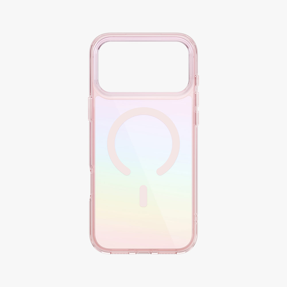 Picture of Apple iPhone 17 Pro Max 6.9 Case | Uniq Iridescia Magclick Protection Holography Case for iPhone 17 Pro Max 6.9 (Pink Prism)