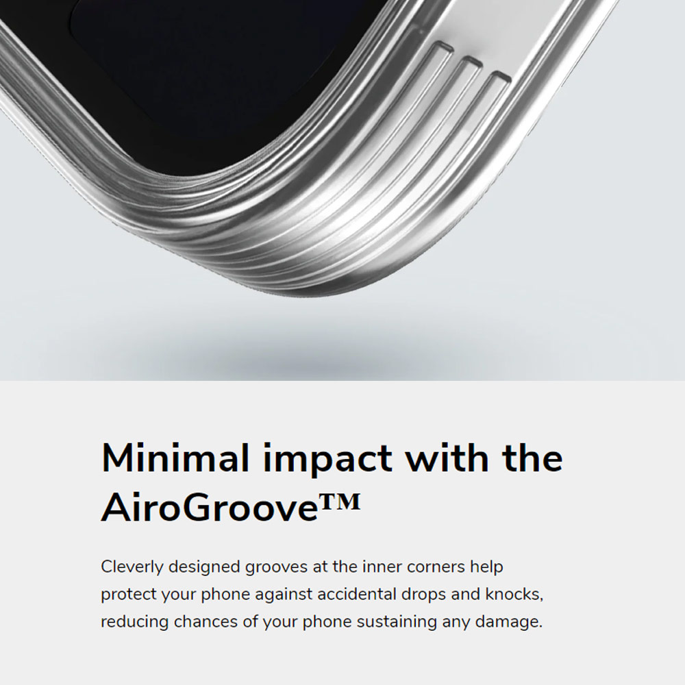 Picture of Apple iPhone 15 6.1 Case | Uniq Air Fender ID Card Holder Protection Case for iPhone 15 6.1 (Smoke)