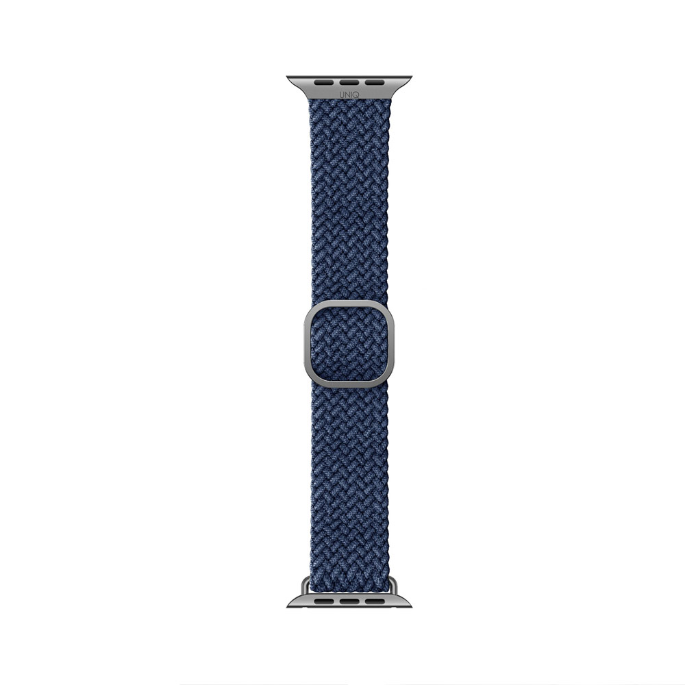 Picture of Apple Watch 40mm | Uniq Aspen Woven Soft Breathable Comfort Strap for Apple Watch 40mm 38mm Series 1 2 3 4 5 6 SE Nike (Blue)