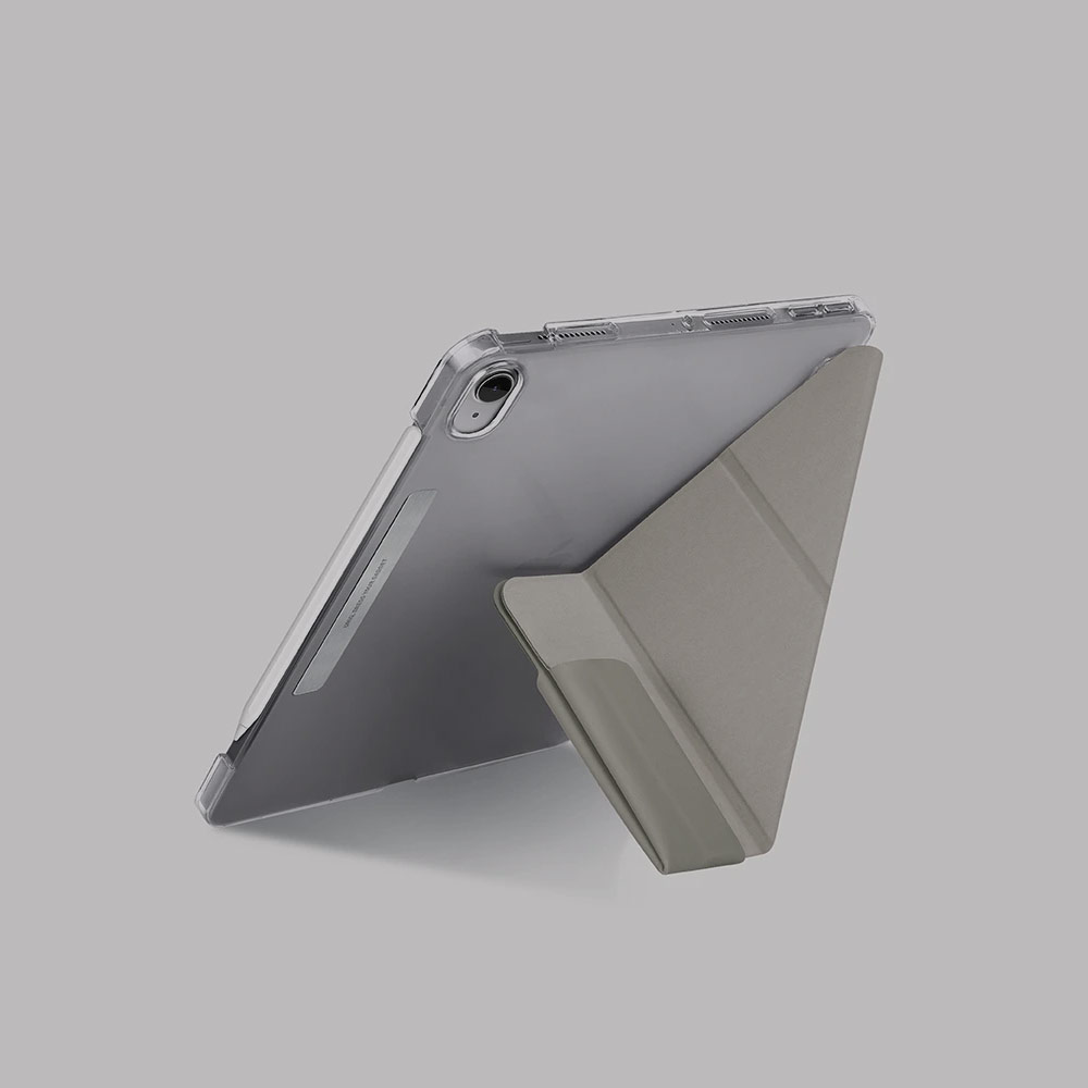 Picture of Apple iPad Mini 6 Case | Uniq Camden Flip Cover Stand Case for Apple iPad Mini 6 (Grey)