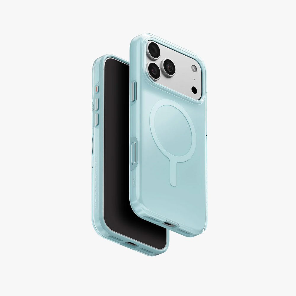 Picture of Apple iPhone 18 Pro Max Case | Uniq Clario MagClick Eco-Friendly Drop Protection Case with Camera Control Button for iPhone 18 Pro Max 6.9 - Glacier Mint