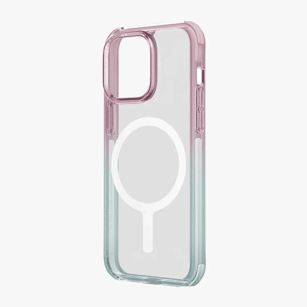Picture of Apple iPhone 15 6.1 Case | Uniq Magclick Combat Duo Hybrid Ultra Tough Drop Protection Magnetic Charge Compatible Case for iPhone 15 6.1 (Pastel)
