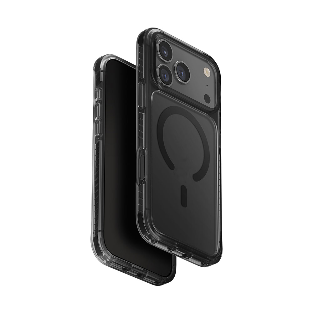 Picture of Apple iPhone 17 Pro Max 6.9 Case | Uniq Combat Triple-Layered Magclick Protective Case for iPhone 17 Pro Max 6.9 ( Carbon Black)